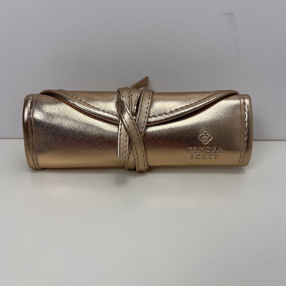 Kendra Scott Travel Rolled Jewelry Case Rose Gold